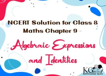 Class 8 Maths Chapter 9