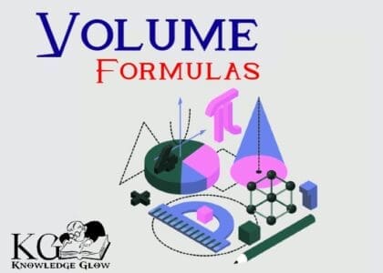 Volume Formulas