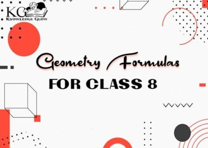 Geometry Formulas For Class 8