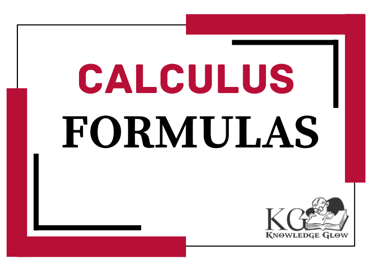 Calculus Formulas, Calculus Formula