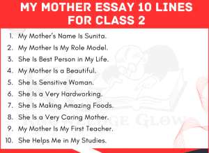 My Mother Essay in English : 10 Lines, 100 to 500 Words