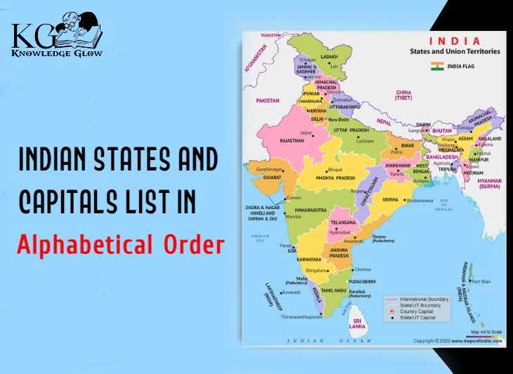 Indian States and Capitals List in Alphabetical Order