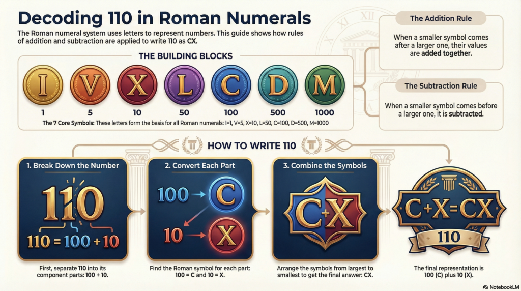 110 in Roman Numerals